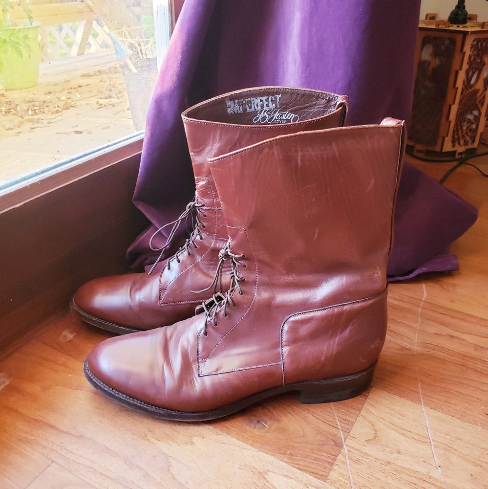 Rare Vintage Justin Riding Boots